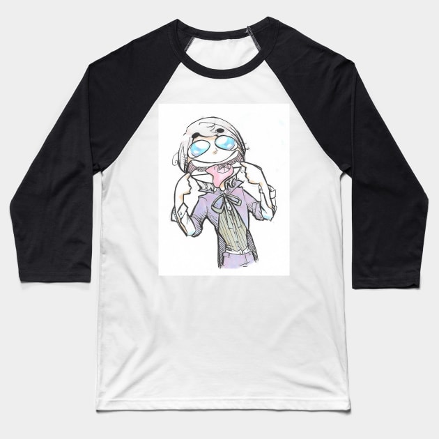 alois silly faces black butler Baseball T-Shirt by toothy.crow